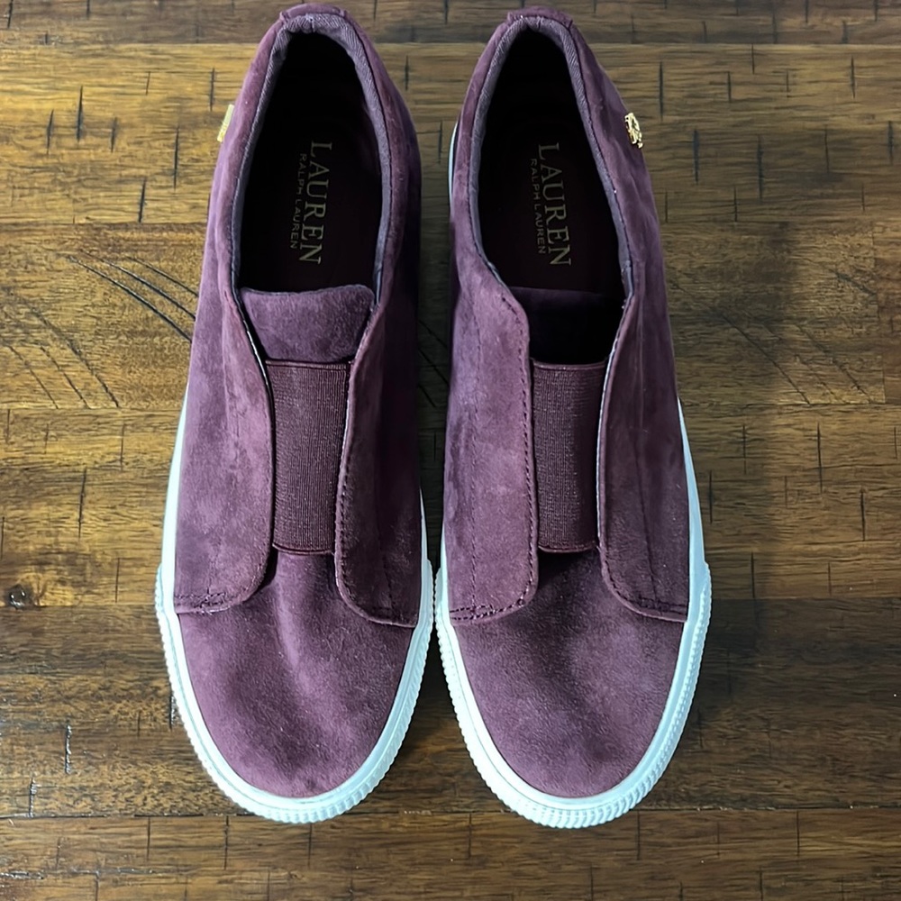 Lauren Ralph Lauren Women’s Sneakers ISLA-SK- ATH Burgundy